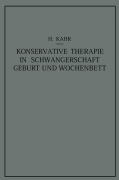 Cover-Bild zum Titel 'Konservative Therapie in Schwangerschaft, Geburt und Wochenbett' von 'Heinrich Kahr'