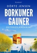 Cover-Bild zum Titel 'Borkumer Gauner. Ostfrieslandkrimi' von 'Dörte Jensen'