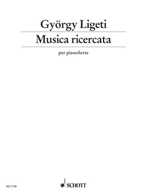 Musica ricercata - György Ligeti