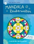 Cover-Bild zum Titel 'Mandala Zauberwelten. Ausmalbilder zum Entspannen' von ''