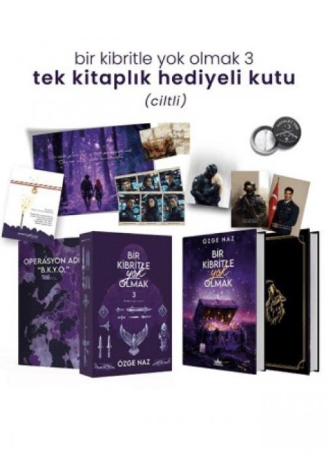 Bir Kibritle Yok Olmak 3 Ciltli, Hediyeli Kutu - Özge Naz
