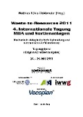 Cover-Bild zum Titel 'Waste-to-Resources 2011 - 4. Internationale Tagung MBA und Sortieranlagen' von ''