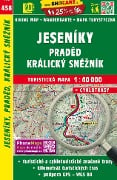 Wanderkarte Tschechien Jeseniky, Praded, Kralicky Sneznik 1 : 40 000 - 