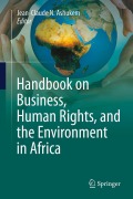 Cover-Bild zum Titel 'Handbook on Business, Human Rights, and the Environment in Africa' von ''