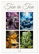Cover-Bild zum Titel 'Ton in Ton (Wandkalender 2026 DIN A2 hoch), CALVENDO Monatskalender' von 'Cathrin Illgen'