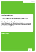 Cover-Bild zum Titel 'Anwendung von Insektiziden im Wald' von 'Stephanie Schnabl'