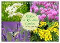 Blüten im Kräuter-Garten (Tischkalender 2024 DIN A5 quer), CALVENDO Monatskalender - Calvendo Calvendo