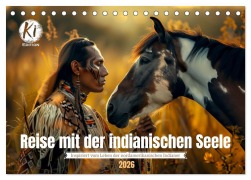 Cover-Bild zum Titel 'Reise mit der indianischen Seele (Tischkalender 2026 DIN A5 quer), CALVENDO Monatskalender' von 'Kerstin Waurick'