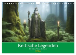 Cover-Bild zum Titel 'Keltische Legenden - Die kleinen Wesen der Natur (Wandkalender 2026 DIN A4 quer), CALVENDO Monatskalender' von 'Alain Gaymard'