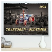 Cover-Bild zum Titel 'Traktoren - Oldtimer (hochwertiger Premium Wandkalender 2026 DIN A2 quer), Kunstdruck in Hochglanz' von 'Peter Roder'