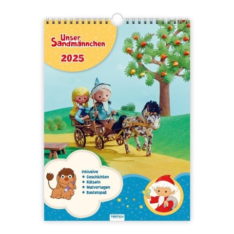 Trötsch Unser Sandmännchen Classickalender Kalender Unser Sandmännchen 2025 - 