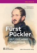Cover-Bild zum Titel 'Fürst Pückler im Urteil seiner Zeitgenossen' von 'Nikolaus Gatter, Peter James Bowman'