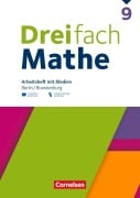 Cover-Bild zum Titel 'Dreifach Mathe 9. Schuljahr - Berlin und Brandenburg - Arbeitsheft mit Medien und Lösungen' von ''