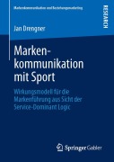 Cover-Bild zum Titel 'Markenkommunikation mit Sport' von 'Jan Drengner'