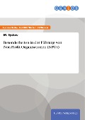 Cover-Bild zum Titel 'Besonderheiten in der Führung von Non-Profit-Organisationen (NPOs)' von 'M. Sydow'