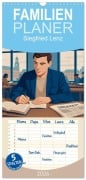 Cover-Bild zum Titel 'Familienplaner 2026 - Siegfried Lenz mit 5 Spalten (Wandkalender, 21 x 45 cm) CALVENDO' von 'Steffani Lehmann'