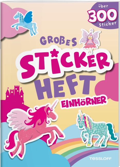 Großes Stickerheft. Einhörner - 
