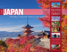Japan Kalender 2026 | Unterwegs zwischen Tempeln und Schreinen - 