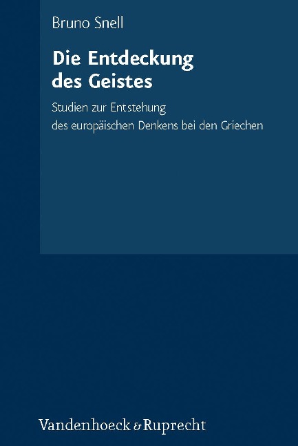 Die Entdeckung des Geistes - Bruno Snell