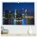 Singapur - Die Farben der Nacht (hochwertiger Premium Wandkalender 2024 DIN A2 quer), Kunstdruck in Hochglanz - Ralf Wittstock
