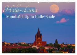 Halle-Luna - Mondsüchtig in Halle-Saale (Wandkalender 2025 DIN A2 quer), CALVENDO Monatskalender - Martin Wasilewski