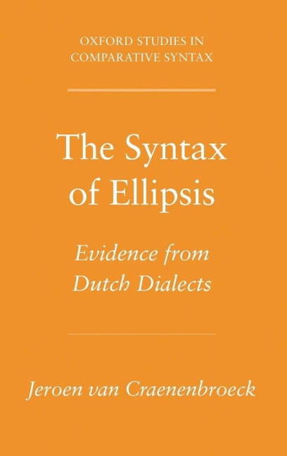 The Syntax of Ellipsis - Craenenbroeck