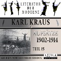 Cover-Bild zum Titel 'Aufsätze 1902-1914 - Teil 15' von 'Karl Kraus'