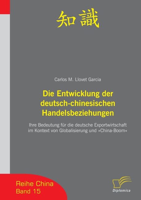Die Entwicklung der deutsch-chinesischen Handelsbeziehungen - Carlos M. Llovet Garcia