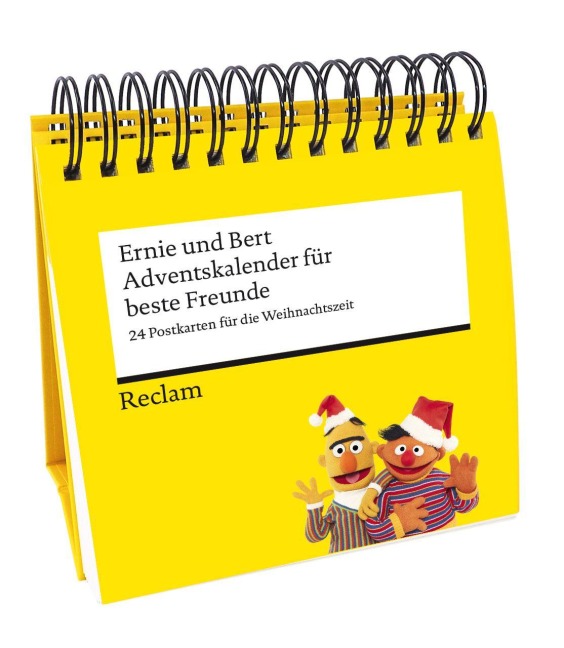 Adventskalender für beste Freunde. 24 Postkarten für die Weihnachtszeit (Advents-Postkartenaufsteller) - Ernie und Bert