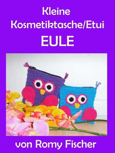 Kleine Kosmetiktasche/Etui Eule - Romy Fischer