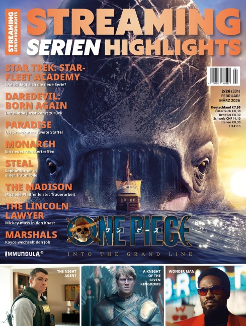 STREAMING SERIEN HIGHLIGHTS. Ausgabe Februar/März 2026 (#331) - 