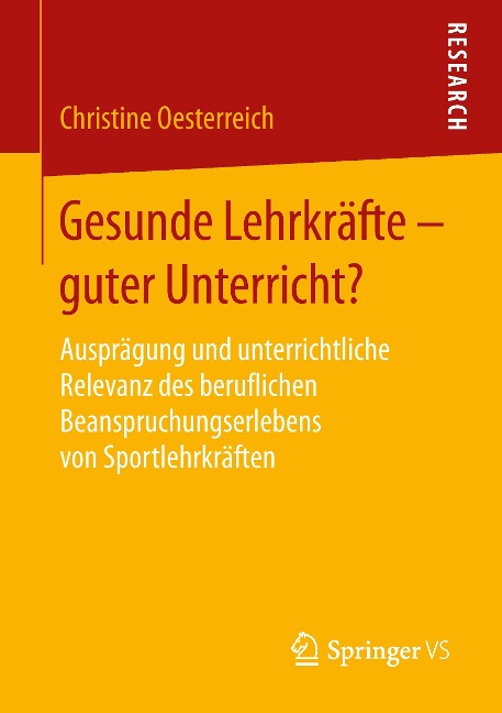 Gesunde Lehrkräfte - guter Unterricht? - Christine Oesterreich