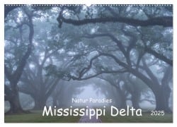 Natur Paradies Mississippi Delta (Wandkalender 2025 DIN A2 quer), CALVENDO Monatskalender - Christian Heeb