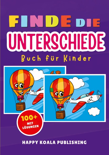 Finde die Unterschiede Rätselspaß für Kinder - Happy Koala Publishing