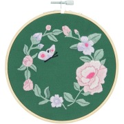 Cover-Bild zum Titel 'Stickpackung Vorgezeichnet, Blumenkranz, Ø15cm' von ''