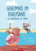 Cover-Bild zum Titel 'Geheimnis im Kniepsand - Lilly und Nikolas auf Amrum' von 'Andrea Nesseldreher'