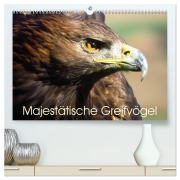 Cover-Bild zum Titel 'Majestätische Greifvögel (hochwertiger Premium Wandkalender 2026 DIN A2 quer), Kunstdruck in Hochglanz' von 'Brigitte Dürr'