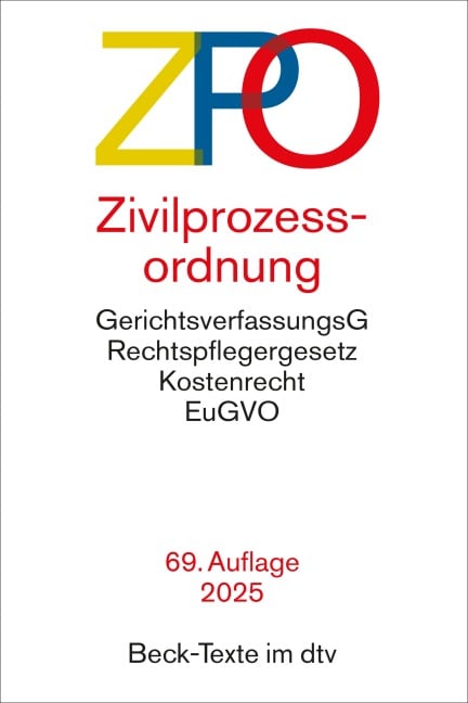 Zivilprozessordnung. ZPO - 