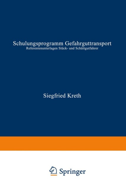 Schulungsprogramm Gefahrguttransport - 