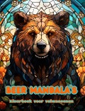 Beer Mandala's | Kleurboek voor volwassenen | Ontwerpen om creativiteit te stimuleren - Inspiring Colors Editions