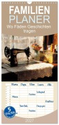 Cover-Bild zum Titel 'Familienplaner 2027 - Wo Fäden Geschichten tragen mit 5 Spalten (Wandkalender, 21 x 45 cm) CALVENDO' von 'Anne Seltmann'