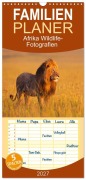 Cover-Bild zum Titel 'Familienplaner 2027 - Afrika Wildlife-Fotografien mit 5 Spalten (Wandkalender, 21 x 45 cm) CALVENDO' von 'Christina Krutz'