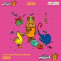 Der Kalender mit der Maus - Postkartenkalender 2025 - Lappan Verlag