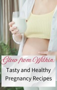 Cover-Bild zum Titel 'Glow from Within: Tasty and Healthy Pregnancy Recipes' von 'Charity Waweru'