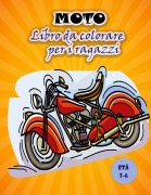Libro da colorare moto per bambini - Thomas D