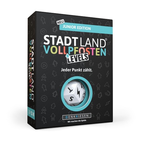 STADT LAND VOLLPFOSTEN® - Levels - JUNIOR EDITION - "Jeder Punkt zählt." - Denkriesen
