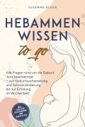 Hebammenwissen to go: Alle Fragen rund um die Geburt kurz beantwortet - von Geburtsvorbereitung und Schmerzlinderung bis zur Erholung im Wochenbett - inkl. Tipps für Entspannung und Babypflege - Susanne Kluge