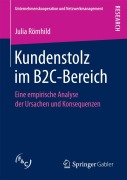 Cover-Bild zum Titel 'Kundenstolz im B2C-Bereich' von 'Julia Römhild'