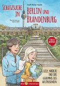 Cover-Bild zum Titel 'Schatzsuche in Berlin und Brandenburg' von 'Steffi Bieber-Geske'