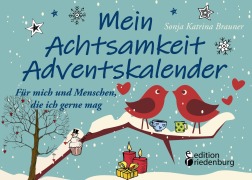 Cover-Bild zum Titel 'Mein Achtsamkeit Adventskalender - Für mich und Menschen, die ich gerne mag' von 'Sonja Katrina Brauner'
